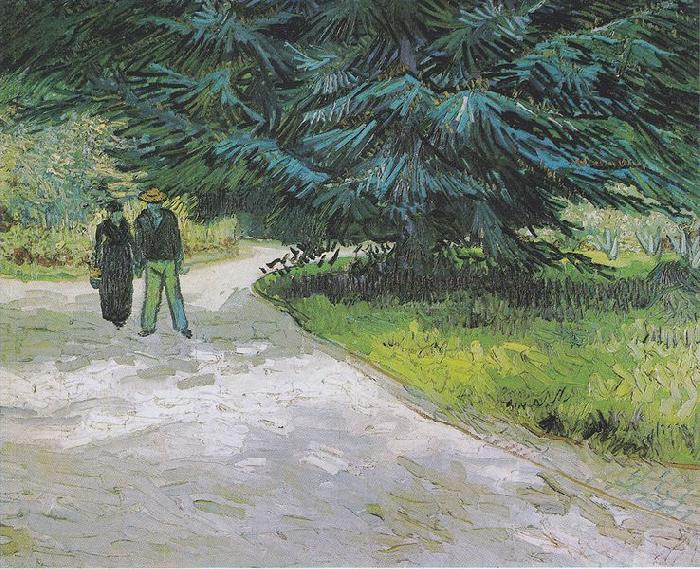 Vincent Van Gogh Der Garten des Dichters III Germany oil painting art